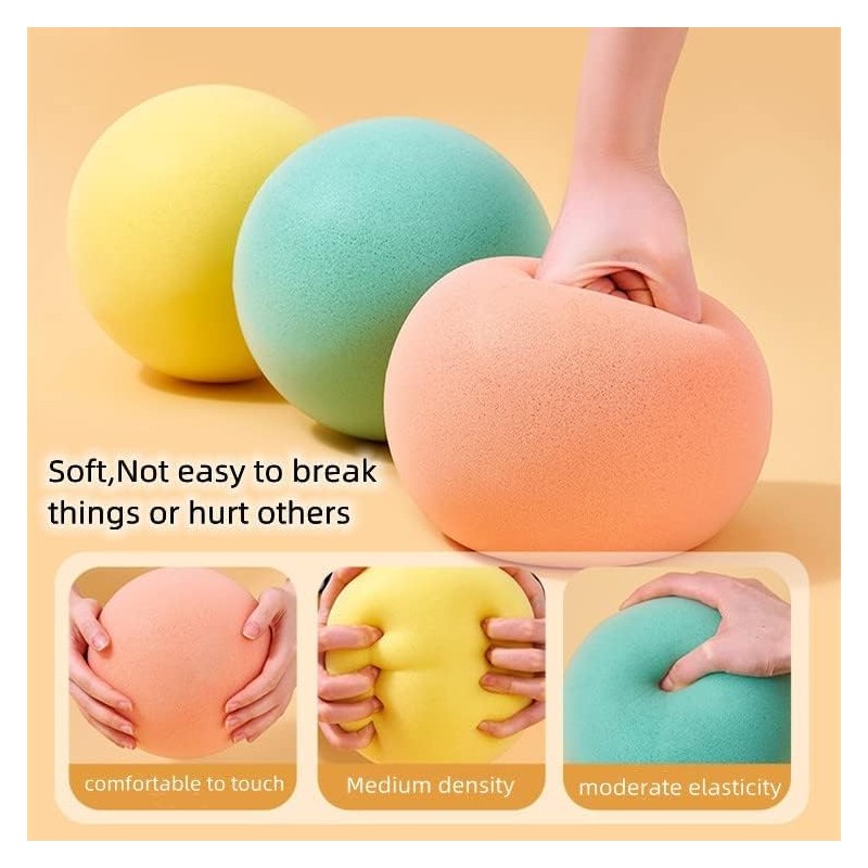 Aiyouwei Soft Noiseless Foam Ball, Sponge Ball, Indoor Activity Ball,