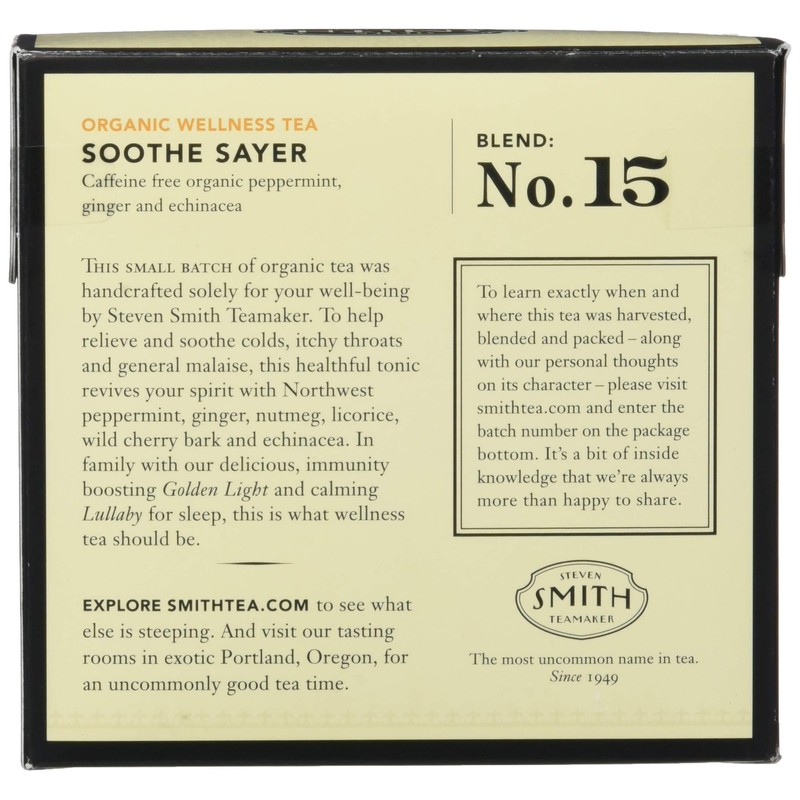 STEVEN SMITH TEAMAKER Smith Teamaker Organic Soothe Sayer No. 15