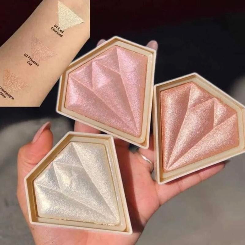 Italia Deluxe Diamond Glow Highlighter - Perfect for Highlighting and