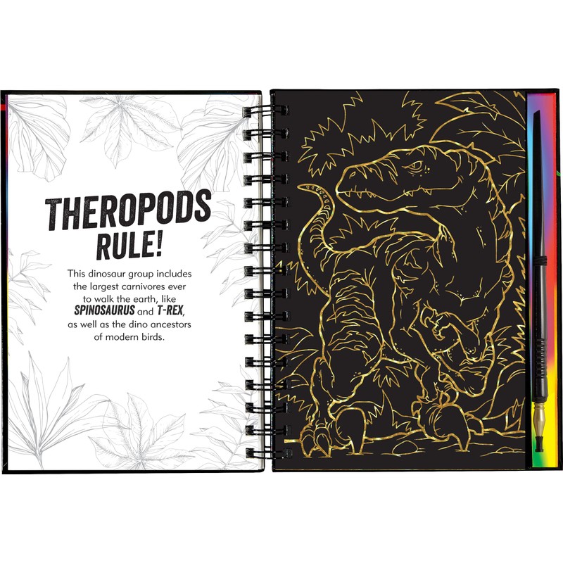 Scratch and Sketch Extreme! Dinosaurs: An Art Activity Book