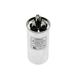 45+5 µF 45/5 MFD ±6% 370V/440VAC CBB65 Dual Run Circular Start Capacitor for Condenser Straight Cool, Heat Pump Air Conditioner, AC Motor, AC Motor Run, Fan Start