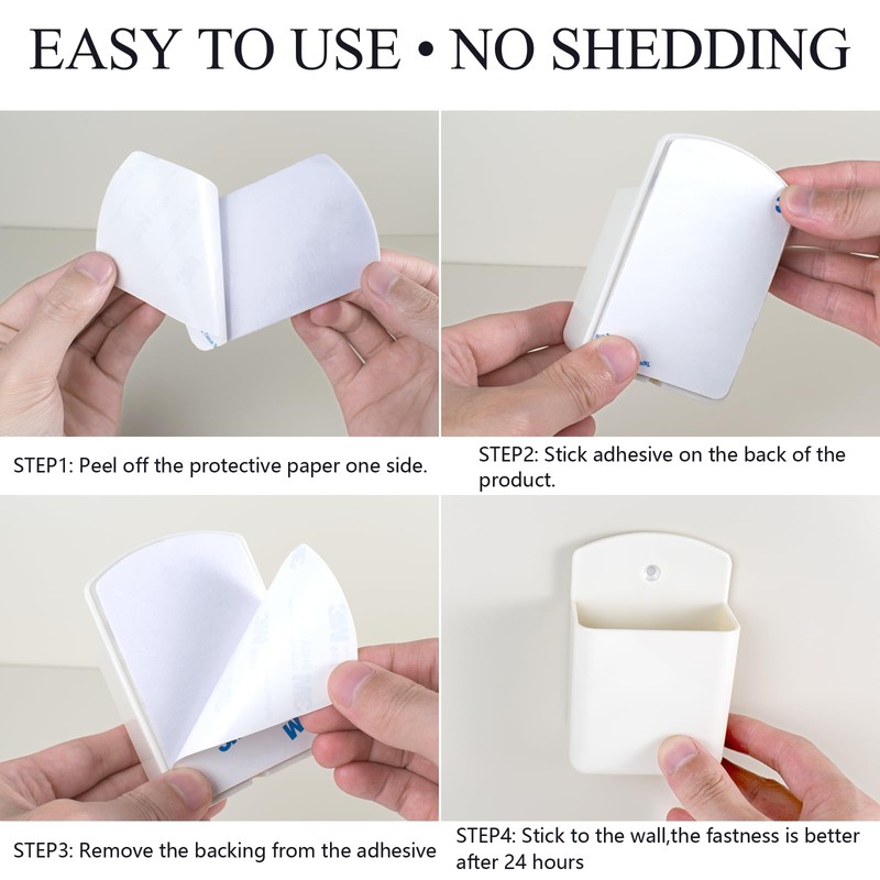 SIBRANT 2 Pcs Remote Control Holder Wall Mount, TV Controller