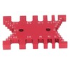 Dovetail Jig Tenon Caliper Aluminum Metric Imperial Scale Card Measuring