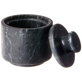 Fox Run Marble Salt Cellar, Black