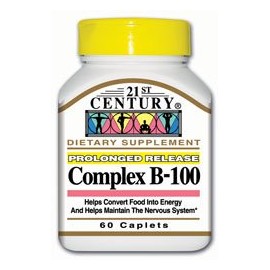 Prolonged Release Complex B-100 60 Cplts - 21st Century