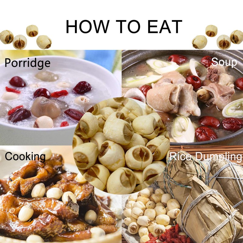 DOL Natural Dried Lotus Seeds Packed In USA 莲子干 8