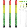 QualyQualy Fishing Floats, Weighted Catfish Pole Floats, High Visibility Wood