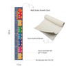 Train Wall Sticker Growth Chart for Kids, Height Chart for