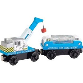 Generic Ice Delivery Cars - Genuine Replacement for Thomas & Friends Wooden Railway by Learning Curve - Ice Delivery Cars - LC99126
