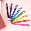 8 Pack Ballpoint Pen 2-in-1 Stylus Retractable Ballpoint Pen with