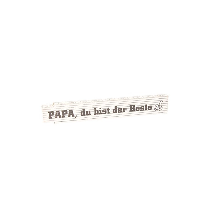 Ruler Logo "Papa du bist der Beste - with Thumb