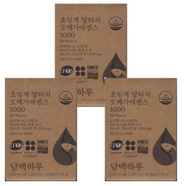 A simple day Simple Haru Supercritical Altige Omega 3 Essence 1000 30 capsules x 3 boxes / 담백하루 초임계 알티지 오메가3 에센스 1000 30캡슐 x 3박스