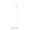 TIEOU Gold Coat Racks, Metal Coat Racks Freestanding with Crossbar