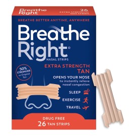 Tiras Nasales Para Respirar Mejor Extra Caja De 26 Unidades.