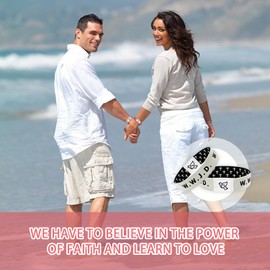 Bible Verse Bracelets With NFC Music, Christian Daily Bible Verse Bracelet Inspirational Bible Verse, Wearable Bible Bracelet For Women Scripture Bracelets Christian Gift (daily bible verse bracelet white)