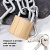 Padlocks with Keys, 38mm Small Padlock with Key Heavy Duty