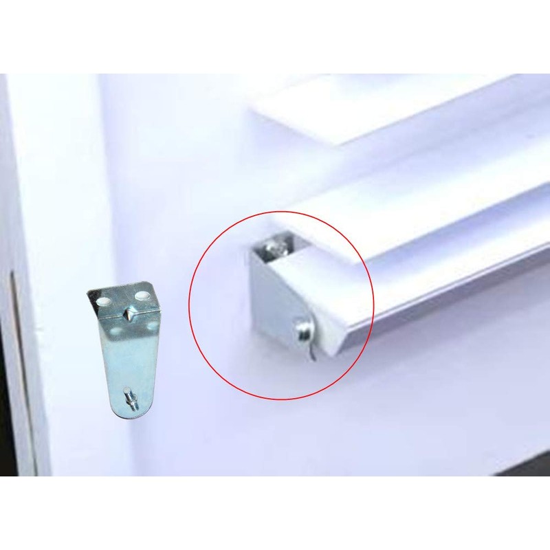 Hold Down Brackets 4pcs Metal Blind Brackets Bottom Rail Holder