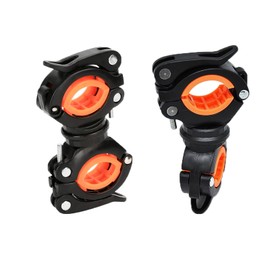 2 Pieces Bicycle Torch Holder, Universal Bicycle Torch Holder, Bicycle Light Holder, Accessories for Bicycle Equipment, for Mountain Biking, Outdoor Riding