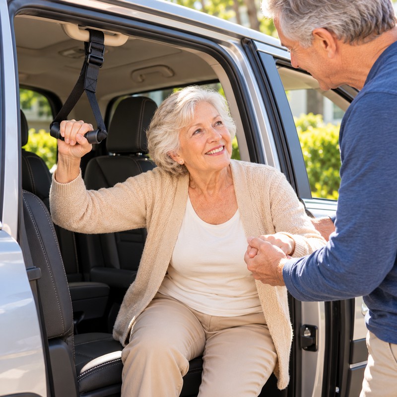 2 Pcs Car Assist Grab Handle for Elderly & Seniors