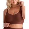 SHAPERMINT Wireless Everyday Lightly Padded Bras for Women - Wirefree,