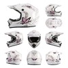 TCMT Youth Pink Butterfly Dirt Bike ATV Helmet Motocross with