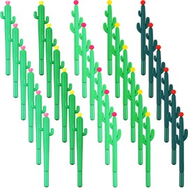 30 Pieces Cactus Shaped Rollerball Pens Cactus Gel Ink Pens Writing Pen for Office School Home Writing Gift Supplies