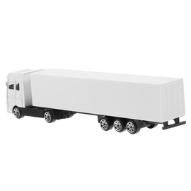 Toyvian LKW-modellspielzeug Mini- -LKW-Modell Auto Mit Reibungsantrieb Reibungsautos Fahrzeugspielzeug Aus Babyautospielzeug Traktor Weiß Europäischer Stil Legierung