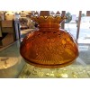 H & H NOS Vintage Amber 10" Glass Shade -