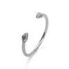 Beach Gypsy's Silver Snake bracelet, Stainless steal snake cuff bracelet
