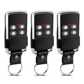 433.92 MHz Garage Door Opener Handheld Transmitter, Garage Door Remote Control, Compatible with Wisniowski EL11Q, EL12Q, EL13Q, EL17Q ELN, 4 Channels Rolling Code (3)