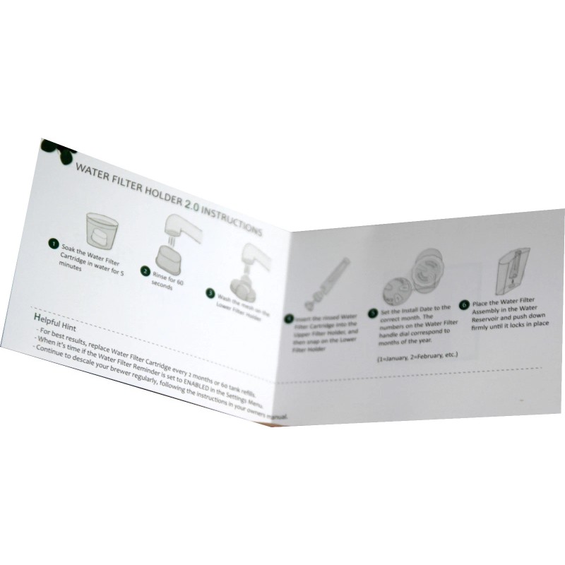 PureBlue Brew Charcoal Water Filter Holder Start Kit Keurig 2.0