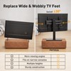 Perlegear Universal Swivel TV Stand Base for 32–70 inch TVs,