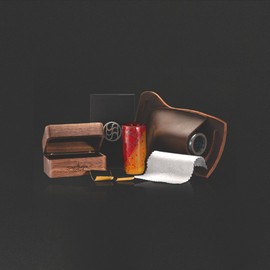 WildFire Ceramic Guitar Slide – Fiery Red & Orange, Exciting Handcrafted Design (Medium)