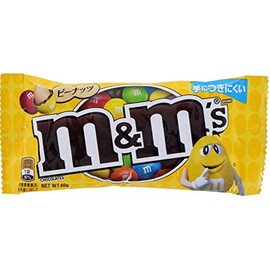 Mars Japan M&M'S Peanuts Single 1.4 oz (40 g) x 12 Bags