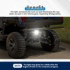 Wsays 4 Inch 18LED 36W Backup Reverse Back-up Light Plug