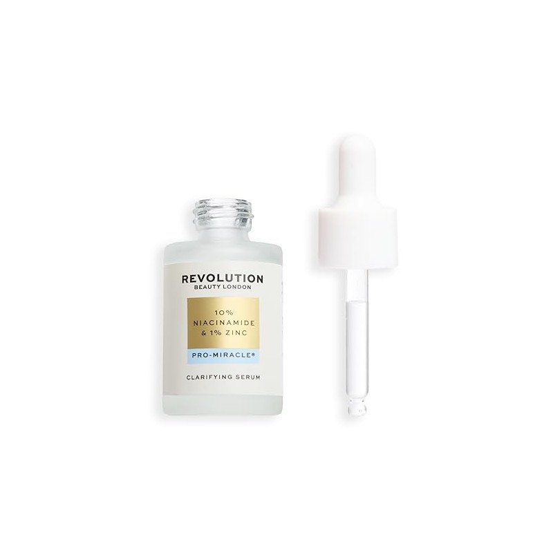 Revolution Pro Miracle 10% Niacinamide 1% Zinc Serum, Targeted Skincare