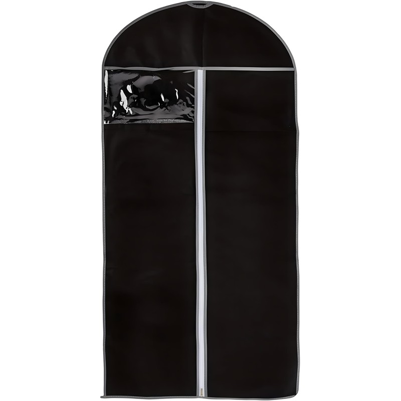 AKORD 3 Pack Breathable 47" Garment Bags for Suits, Dresses