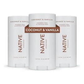 Desodorante En Barra Native Desodorante Coco Y Vainilla Pack De 3 u