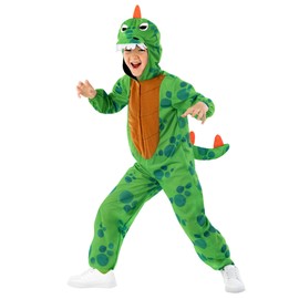 Fun Shack Black Spider Costume for Boys and Girls, m, Dinosaurs