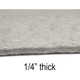 100% Pure Wool, Cut to Fit, Natural Felt Insoles for Men, Women, Children, 12x 12 x 1/4 inch