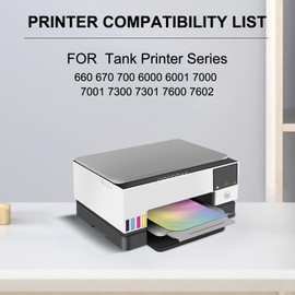 cocopas High Pages 3YP17A X4E75A Printhead Replacement for HP 660 670 700 6000 6001 7000 7001 7300 7301 7600 7602 Series Printers with Combo Printhead