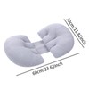 Fenteer Pregnancy Pillow for Sleeping, Pregnancy Body Pillow for Women,