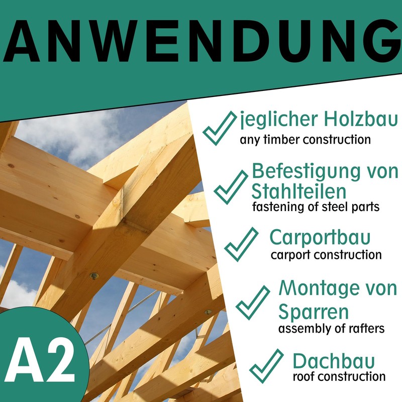 Hexagon Wood Screws According to DIN 571 | Stainless Steel