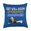 Get Well Soon Sport Baseball Athletes Feel Better Gifts Throw