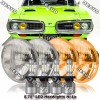 JESUO 4PCS 5.75" LED Round Headlights High/Low Beam for Dodge