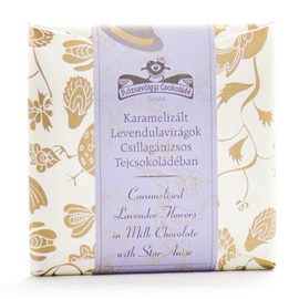 Rozsavolgyi Csokolade Milk Chocolate with Caramelized Lavender Flowers 40%