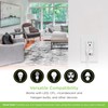Enbrighten Z-Wave Plus in-Wall Smart Tamper-Reistant Outlet, Works with Alexa,