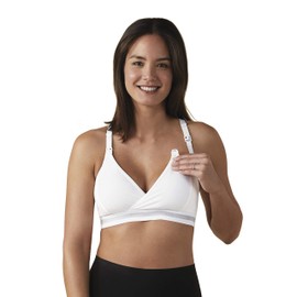 Bravado! Original Soft Nursing and Maternity Bra 1014 (XL, White), 40F