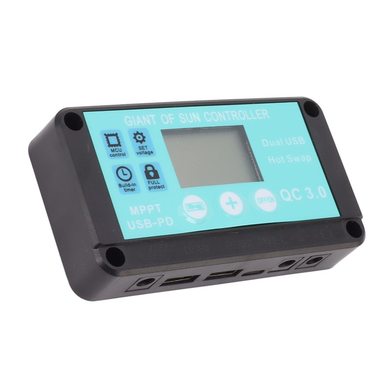 Solar Charge Controller Dual USB Output Fast Charging Solar Panel