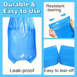 Refills Compatible with Genie Easy Roll Signature Diaper Pail and Platinum Diaper Pail, 60 Bags Hold up to 2800 Newborn Diapers, Extra Thickness Powerful Odor Eliminate Lavender Scent Easy to Use